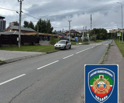 В больнице умер 85-летний велосипедист после наезда авто на переходе в Казани