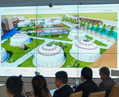 Гостиницу из юрт построят в Туркестане