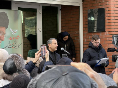 В Генеральном консульстве Ирана в Казани почтили память погибшего лидера ИРИ