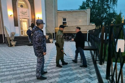 Росгвардейцы охраняли общественный порядок в утренние часы Курбан-байрама