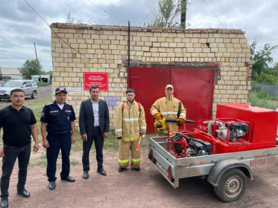 Четыре пожарных поста открыли в сёлах Карагандинской области