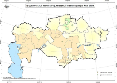 Синоптики назвали регионы Казахстана, где прогнозируется засуха в июле