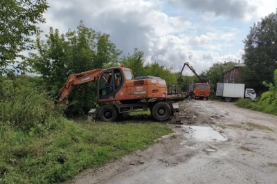 В Йошкар-Оле приступили к монтажу нового понтонного моста через Малую Кокшагу