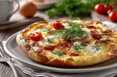 Сырники &mdash; прошлый век: на завтрак готовлю творожную пиццу на лаваше, на всю порцию 400 ккал