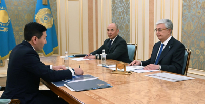Глава государства принял председателя правления АО «Самрук-Қазына»