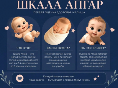 В Татарстане рассказали, как оценивают состояние новорожденных в первые минуты жизни