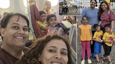 Последнее фото семьи из салона Boeing 787 за минуты до крушения в Индии попало в сеть