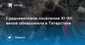 Средневековое поселение XI-XII веков обнаружили в Татарстане