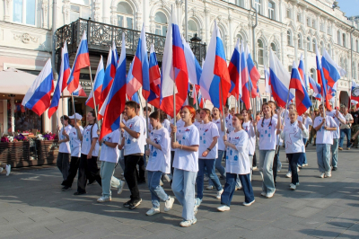 «Какой восторг!»: в Рязани прошла патриотическая акция ко Дню России