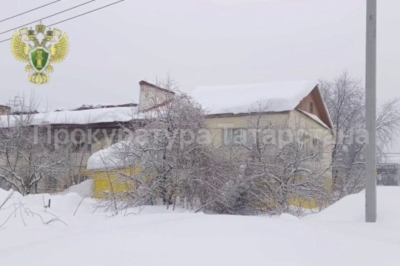 В Зеленодольском районе произошло обрушение крыши