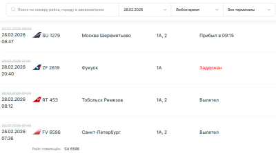 В аэропорту Казани более чем на 13 часов задерживаются рейсы на Фукуок и обратно