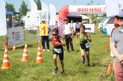 В Кукморе прошел III этап соревнований Детской лиги РТ по триатлону