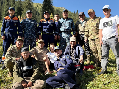 Пропавший мальчик найден живым в горах Алматинской области