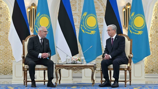 Президенты Казахстана и Эстонии провели встречу тет-а-тет